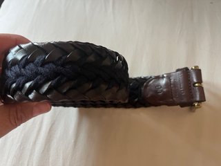 Cinturón Massimo Dutti trenzado piel talla 90