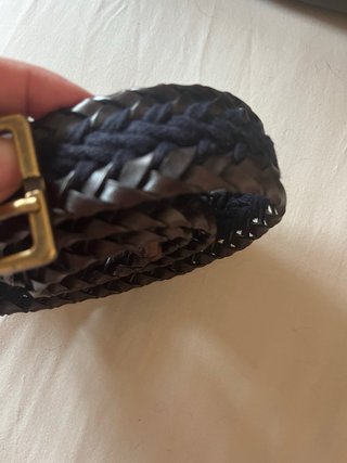 Cinturón Massimo Dutti trenzado piel talla 90