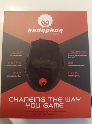 Mouse da Gaming Hedgehog MMO Nero/Rosso