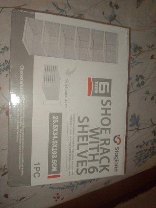 Zapatero Stagione 6 Estantes Plástico Transparente