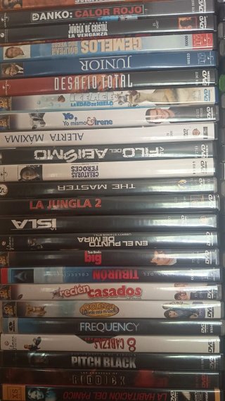 Lote 20 film DVD Azione, Commedia, Horror. 3€/pz