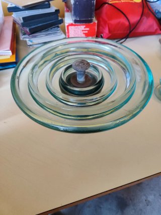Aisladores Eléctricos Vidrio Antiguos