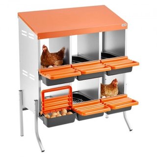 Cajas de nidificación para gallinas, 6 compartimen