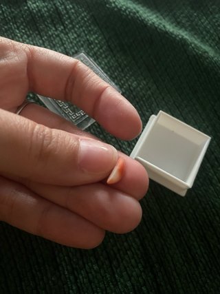 Piedra per anello arancione/rossa