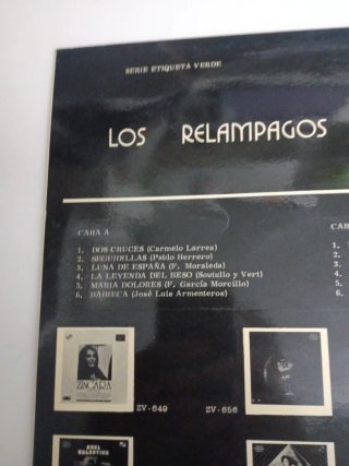 LP Vinilo Los Relámpagos
