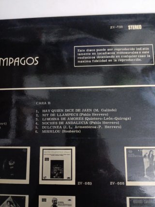 LP Vinilo Los Relámpagos