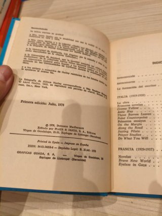 Un mundo feliz + anticipación y retorno aldous hux