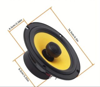 2 Altavoces Coche Blue Lotus BT165C 6.5 de 500W