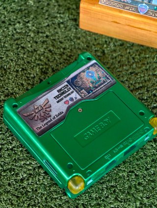 Cover Game Boy SP Zelda + Box Musica
