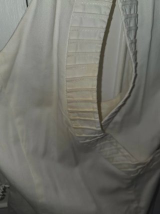 Vestido Blanco Blanco Talla 34 Estilo Ibicenco