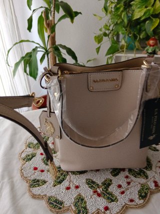 Bolso U.S. Polo Assn. Beige