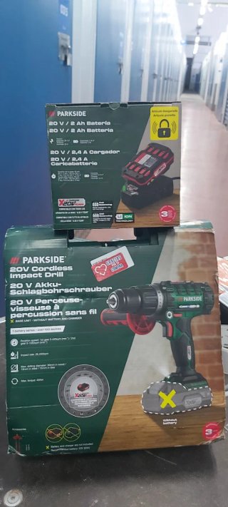 Parkside 20V Taladro Percutor Inalámbrico