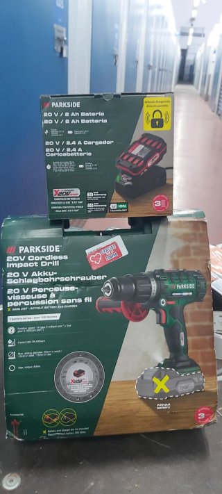 Parkside 20V Taladro Percutor Inalámbrico
