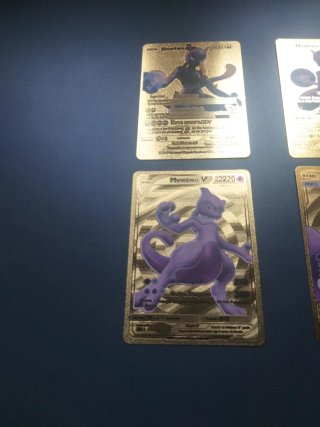 Carta Dorada Pokemon Mewtwo GX