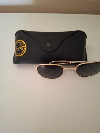 Gafas Ray-Ban Hexagonal Dorado Negro