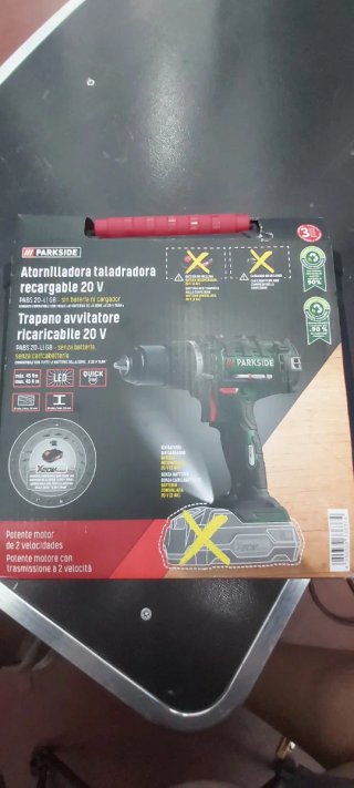 Taladro Atornillador Parkside 20V