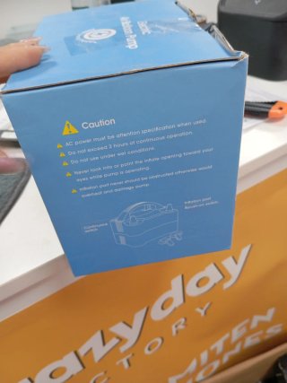 Inflador Eléctrico de Globos Rosa y Azul