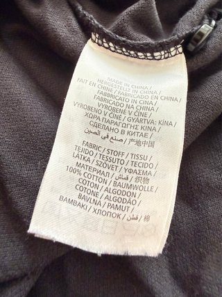 Polo Gant Negro Manga Corta Talla L
