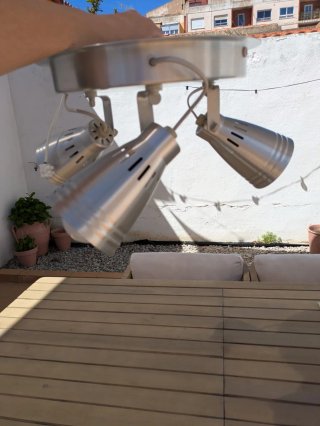 Lámpara techo Ikea Kramare 3 focos
