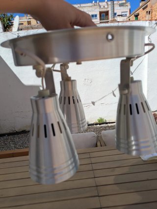 Lámpara techo Ikea Kramare 3 focos