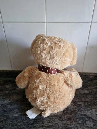 Oso de peluche beige Alcampo 28 cm