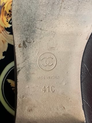 Chanel Bailarinas Marrón y Negro