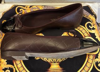 Chanel Bailarinas Marrón y Negro