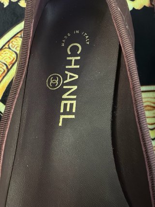 Chanel Bailarinas Marrón y Negro