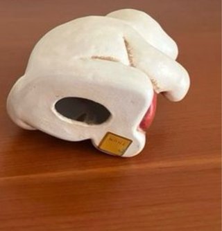 Statua Thun gatto con fiocco rosso fuori produzion
