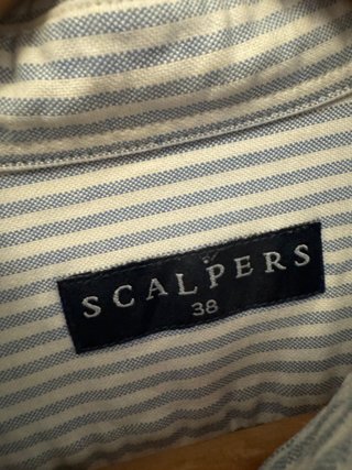 Camisa Scalpers Rayas Azul Talla S