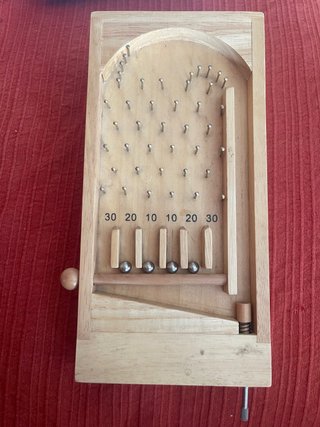 Gioco da tavolo in legno tipo Pinball