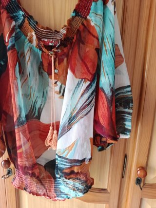 Blusa Desigual Talla Única Estampado Floral