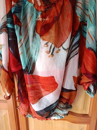 Blusa Desigual Talla Única Estampado Floral