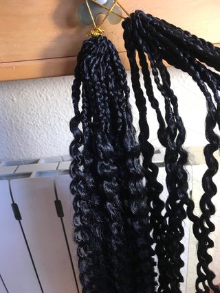 Extensiones de pelo oscuro 60 cm