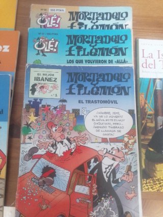 Lote de tebeos españoles. TBO. Mortadelo y Filemon