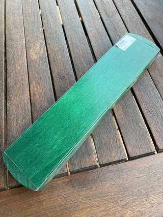 Cajita organizadora de madera verde