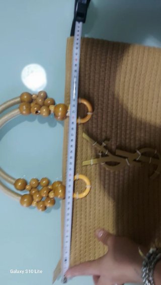 Borsa YSL Beige e Oro