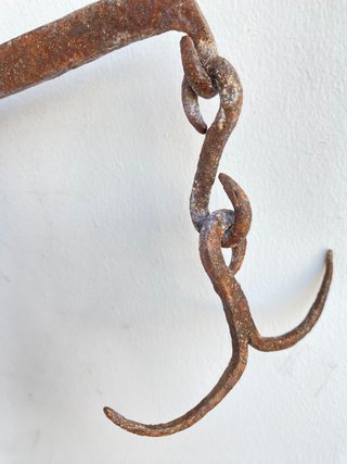 Balança Romana Antiga Ferro Forjado