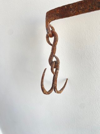 Balança Romana Antiga Ferro Forjado