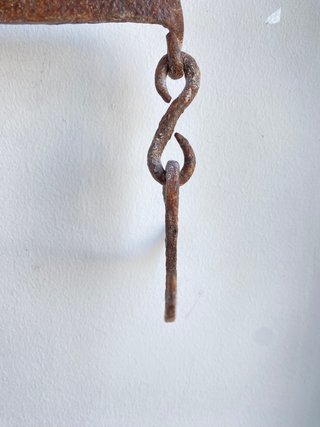 Balança Romana Antiga Ferro Forjado
