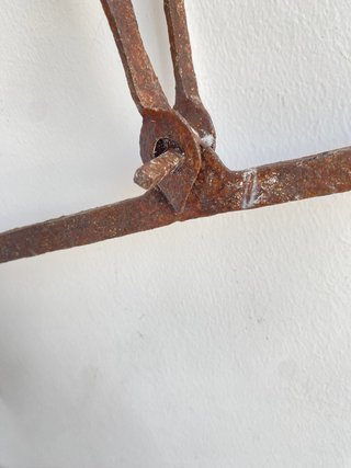 Balança Romana Antiga Ferro Forjado
