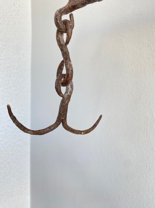 Balança Romana Antiga Ferro Forjado