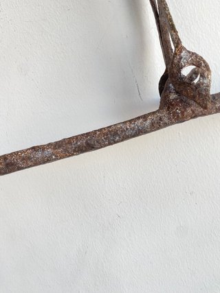 Balança Romana Antiga Ferro Forjado