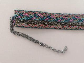 Cinturón étnico multicolor