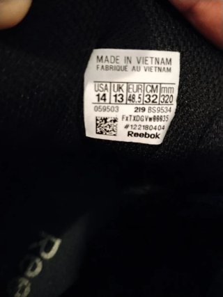 Sneakers Reebok taglia 48.5