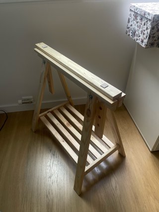 Caballete elevable de madera pino