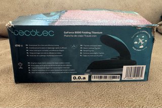 Plancha de ropa portátil Cecotec