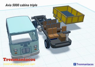 3D Design - Réplica H0 Avia 5000 Cabina Triple