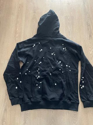 Sudadera Sp5der Jeffery Negra y Amarilla Talla M