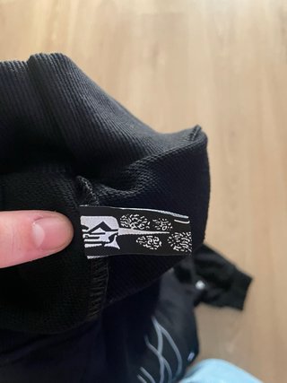Sudadera Sp5der Jeffery Negra y Amarilla Talla M